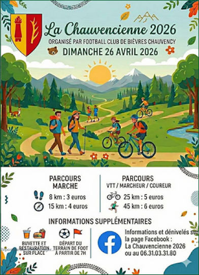 Marche à Chauvency le dimanche 26 avril